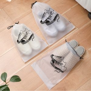 5-Piece Clear Shoe Bag Set