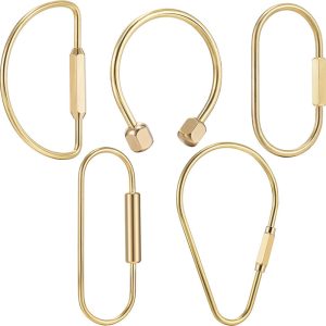 Brass Screw-Lock Key Ring