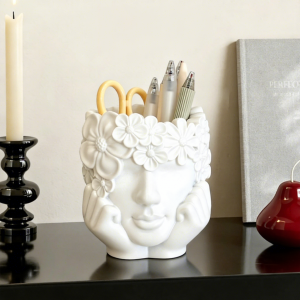 Sculptural Desk Pen Holder